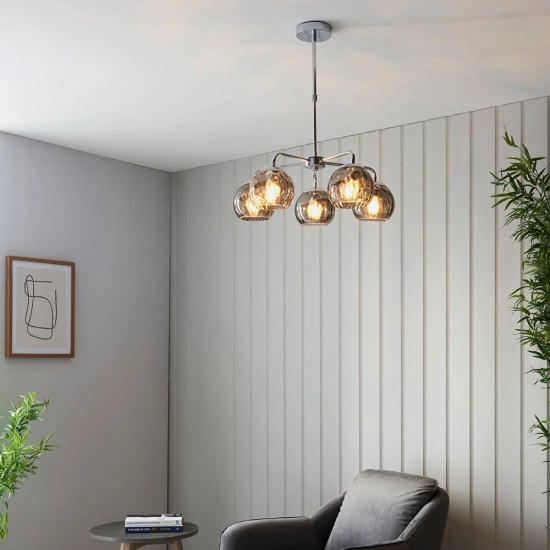 Lampa wisząca DIMPLE silver V 97972 ENDON