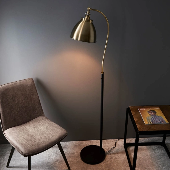 Lampa podłogowa FRANKLIN brass 98748 ENDON