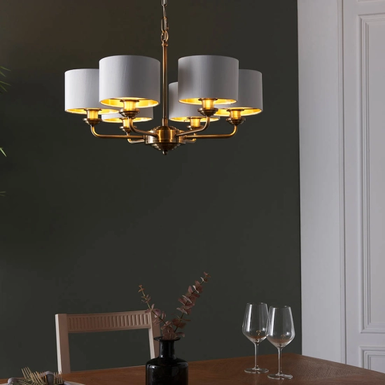 Lampa wisząca HIGHCLERE brass VI 98936 ENDON