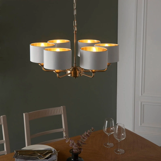 Lampa wisząca HIGHCLERE brass VI 98936 ENDON