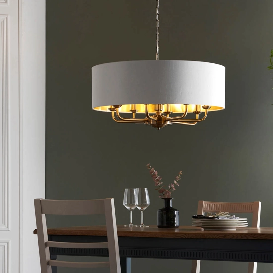 Lampa wisząca HIGHCLERE brass VIII 98938 ENDON