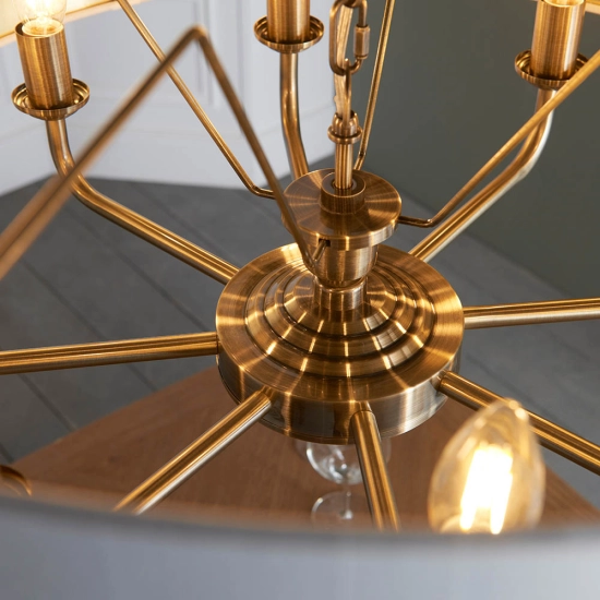Lampa wisząca HIGHCLERE brass VIII 98938 ENDON