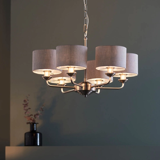 Lampa wisząca Highclere 6lt pendant 99151 ENDON