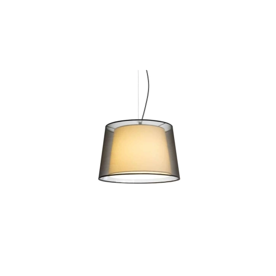 ESPLANADE wisząca czarna/biała chrom 230V E27 42W R12483 Rendl light studio - zdjęcie produktu