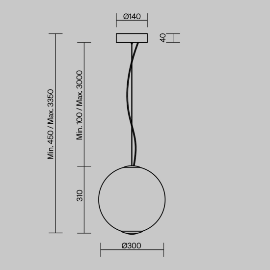 Lampa wisząca Bruma MOD397PL-L15CH2.7K Maytoni - zdjęcie dodatkowe 5