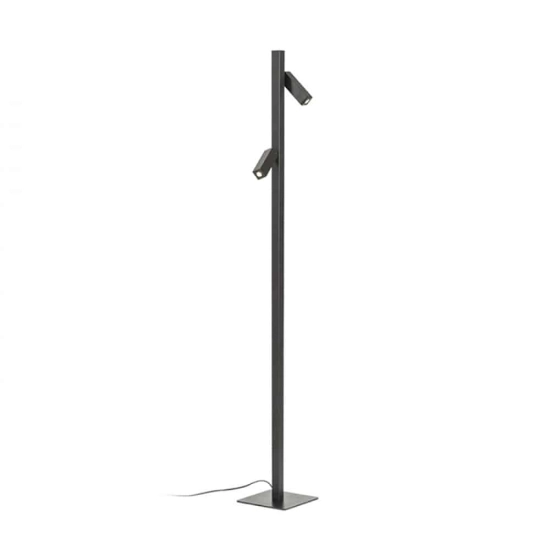 kinkiecik.pl FADO podłogowa czarna 230V LED 2x3W 45° 3000K R12475 Rendl light studio