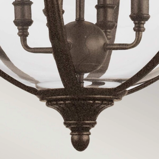 Żyrandol Adams – 4 źródła światła – Brąz brytyjski FE-ADAMS-4P-BRZ Elstead Lighting