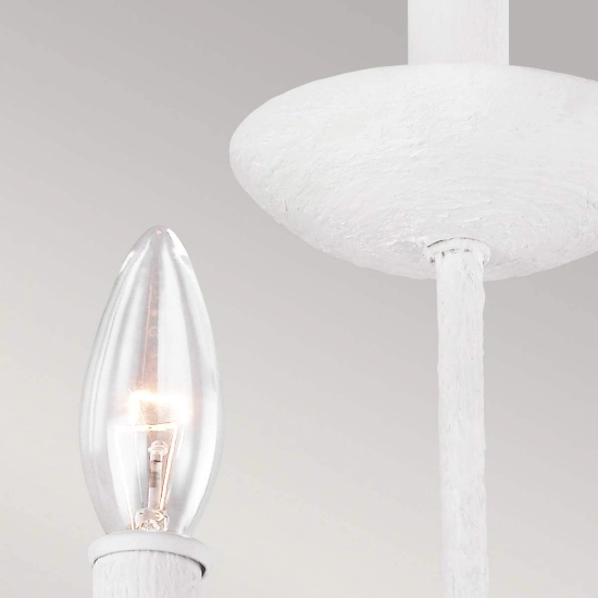 Kinkiet Annie – 3 źródła światła – Teksturowana biel FE-ANNIE3-PSW Elstead Lighting
