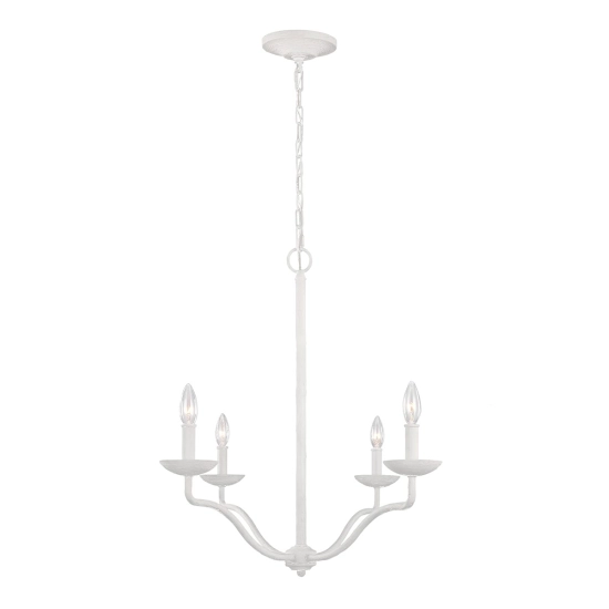 Żyrandol Annie – 4 źródła światła – Teksturowana biel FE-ANNIE4-PSW Elstead Lighting