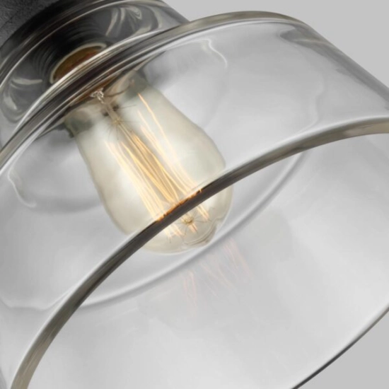 Lampa wisząca Baskin – 1 źródło światła – Stary mosiądz/ Stary cynk FE-BASKIN-P-A-BR Elstead Lighting