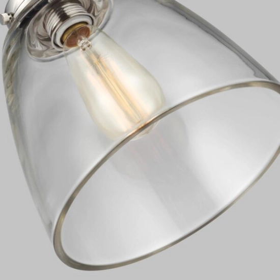Lampa wisząca Baskin – 1 źródło światła – Polerowany nikiel FE-BASKIN-P-B-PN Elstead Lighting