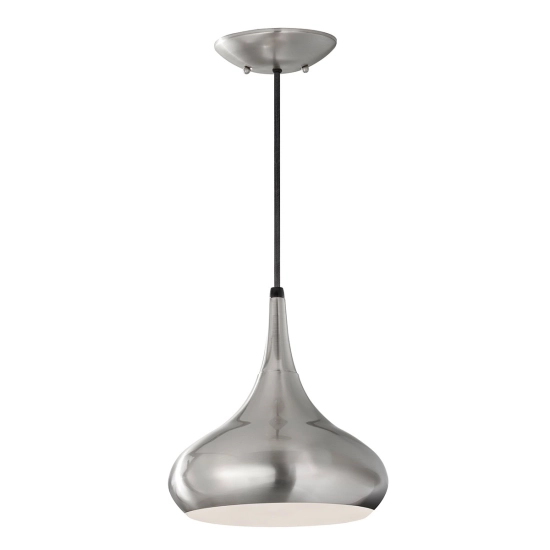 kinkiecik.pl Lampa wisząca Beso – 1 źródło światła – Szczotkowana stal FE-BESO-P-M-BS Elstead Lighting