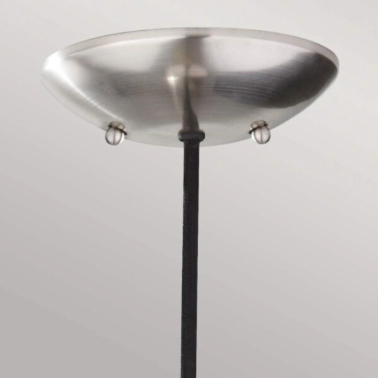 Mała lampa wisząca Beso – 1 źródło światła – Szczotkowana stal FE-BESO-P-S-BS Elstead Lighting