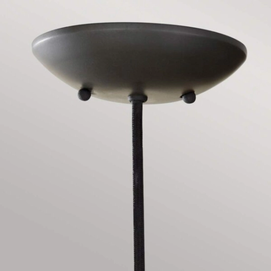 Mała lampa wisząca Beso – 1 źródło światła – Ciemny brąz FE-BESO-P-S-DBZ Elstead Lighting