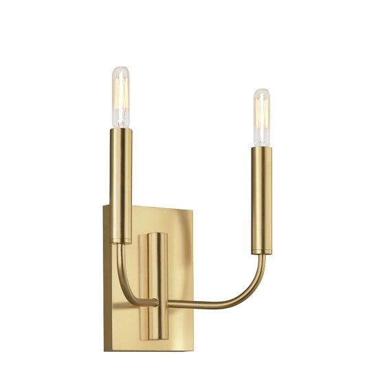 Kinkiet Brianna – 2 źródła światła – Oksydowany mosiądz FE-BRIANNA2-BB Elstead Lighting