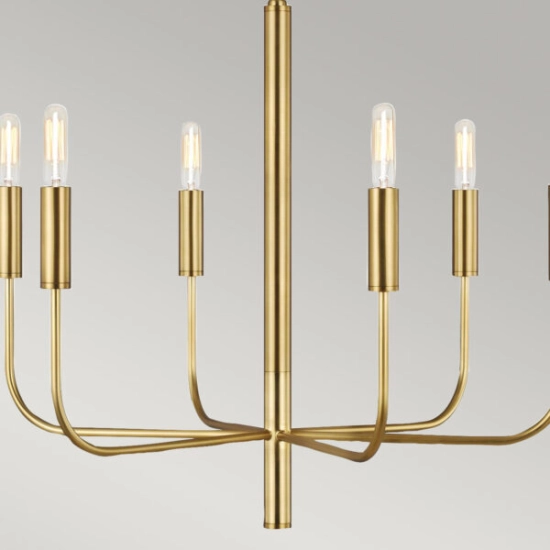 Żyrandol Brianna – 6 źródeł światła – Oksydowany mosiądz FE-BRIANNA6-BB Elstead Lighting
