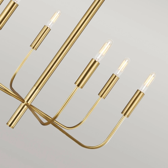Żyrandol Brianna – 6 źródeł światła – Oksydowany mosiądz FE-BRIANNA6-BB Elstead Lighting