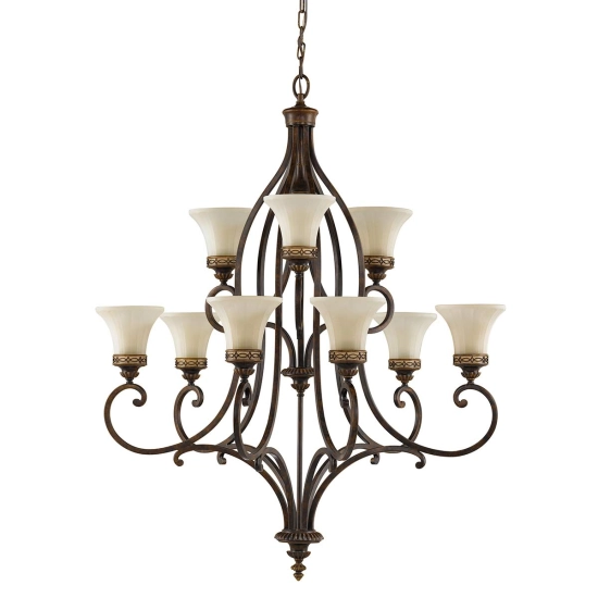 Lampa wisząca Drawing Room – 9 źródeł światła FE-DRAWING-ROOM9 Elstead Lighting