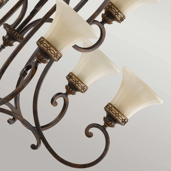 Lampa wisząca Drawing Room – 9 źródeł światła FE-DRAWING-ROOM9 Elstead Lighting