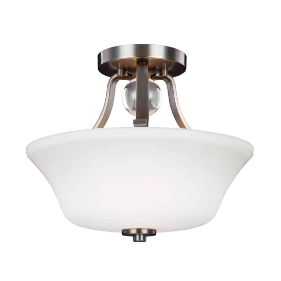 kinkiecik.pl Półplafon Evington – 2 źródła światła – Satynowy nikiel FE-EVINGTON-SF-SNElstead Lighting