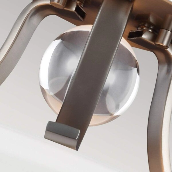 Półplafon Evington – 2 źródła światła – Satynowy nikiel FE-EVINGTON-SF-SN Elstead Lighting