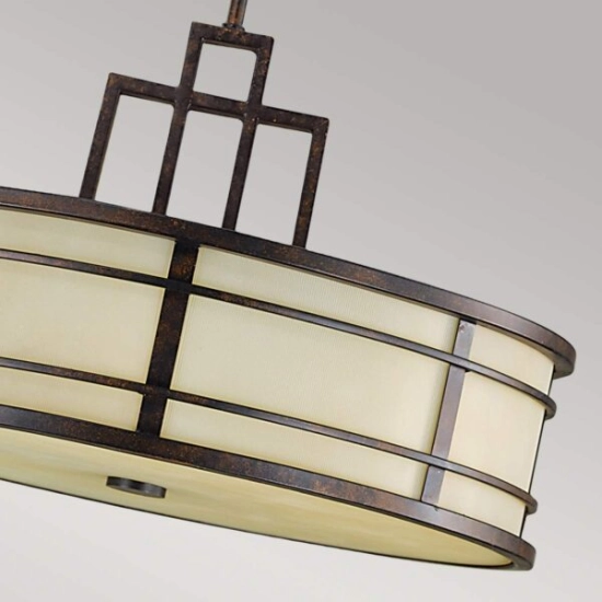 Lampa wisząca Fusion – 3 źródła światła FE-FUSION-P-L Elstead Lighting