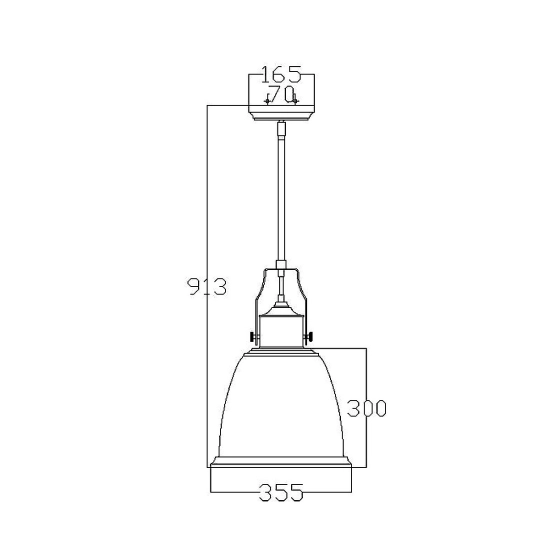Duża lampa wisząca Hobson – 1 źródło światła – Satynowy nikiel FE-HOBSON-P-L-SN Elstead Lighting