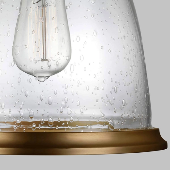Lampa wisząca Hobson – 1 źródło światła – Stary mosiądz FE-HOBSON-P-M-AB Elstead Lighting