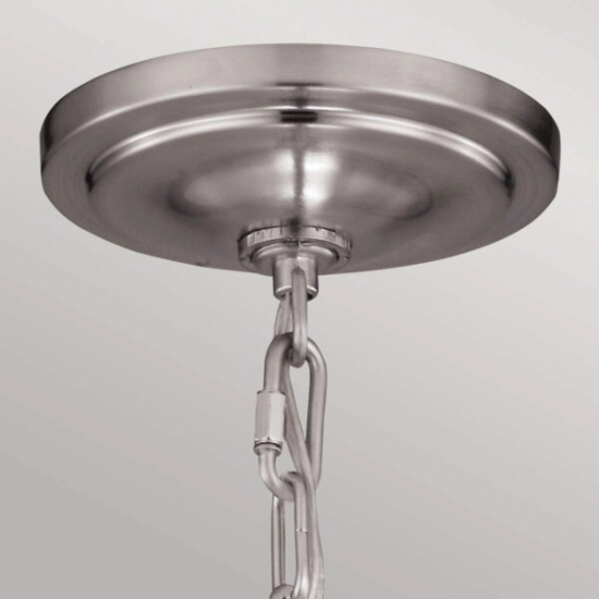 Mała lampa wisząca Hounslow – 1 źródło światła – Szczotkowana stal FE-HOUNSLOW-P-BS Elstead Lighting