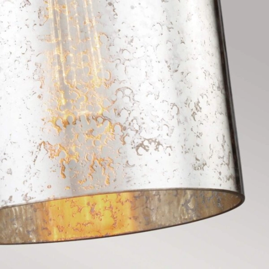 Mała lampa wisząca Hounslow – 1 źródło światła – Szczotkowana stal FE-HOUNSLOW-P-BS Elstead Lighting