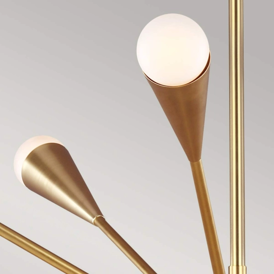 Żyrandol Jax – 10 źródeł światła – Oksydowany mosiądz FE-JAX10-BB Elstead Lighting