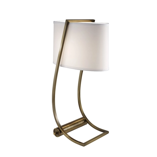 kinkiecik.pl Lampa stołowa Lex – 1 źródło światła – Ciepły mosiądz FE-LEX-TL-BB Elstead Lighting