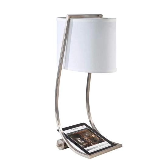 Lampa stołowa Lex – 1 źródło światła – Szczotkowana stal FE-LEX-TL-BS Elstead Lighting