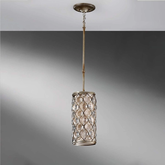 Mała lampa wisząca Lucia – 1 źródło światła FE-LUCIA-P-D Elstead Lighting