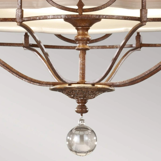 Lampa wisząca Marcella – 3 źródła światła FE-MARCELLA-P Elstead Lighting