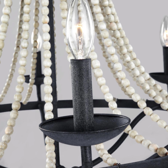 Żyrandol Nori – 6 źródeł światła FE-NORI6-DWZ Elstead Lighting