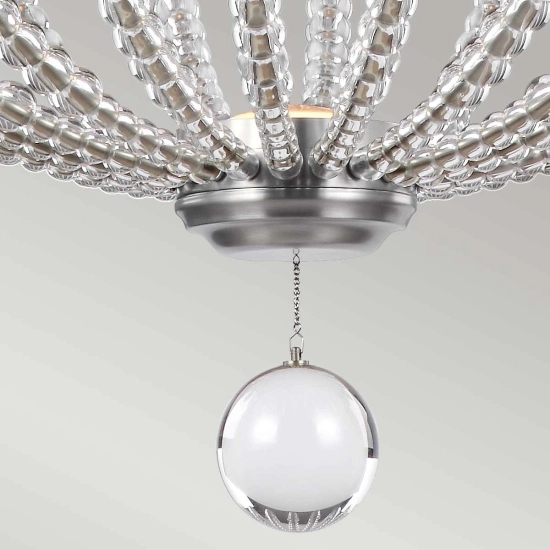 Duża lampa wisząca Oberlin – Wbudowany moduł LED FE-OBERLIN-P-L Elstead Lighting