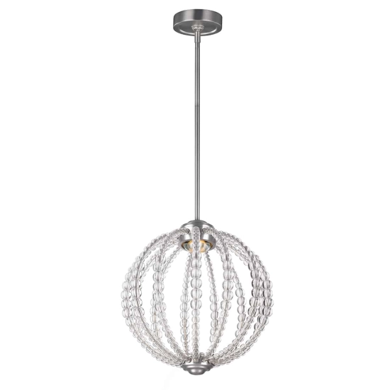kinkiecik.pl Mała lampa wisząca Oberlin – Wbudowany moduł LED FE-OBERLIN-P-S Elstead Lightnig