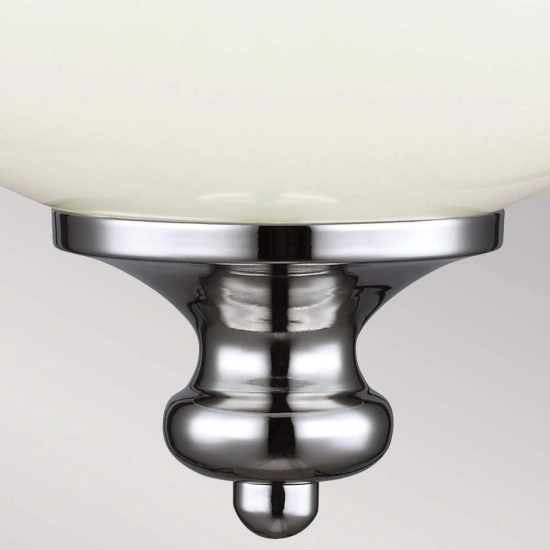 Mała lampa wisząca Parkman – 1 źródło światła – Polerowany nikiel FE-PARKMAN-PS-PN Elstead Lighting