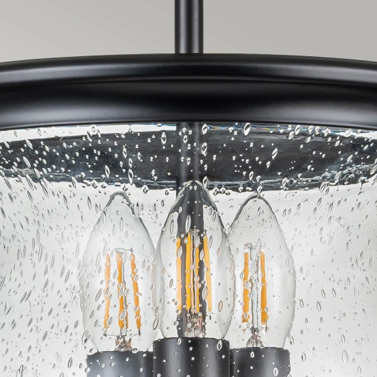 Lampa wisząca Pickering Lane – 3 źródła światła – Czarny FE-PICKERING-LANE-SF-BLK Elstead Lighting