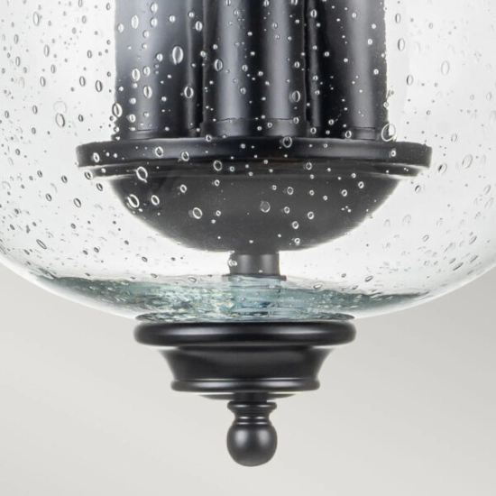 Lampa wisząca Pickering Lane – 3 źródła światła – Czarny FE-PICKERING-LANE-SF-BLK Elstead Lighting