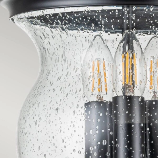 Lampa wisząca Pickering Lane – 3 źródła światła – Czarny FE-PICKERING-LANE-SF-BLK Elstead Lighting
