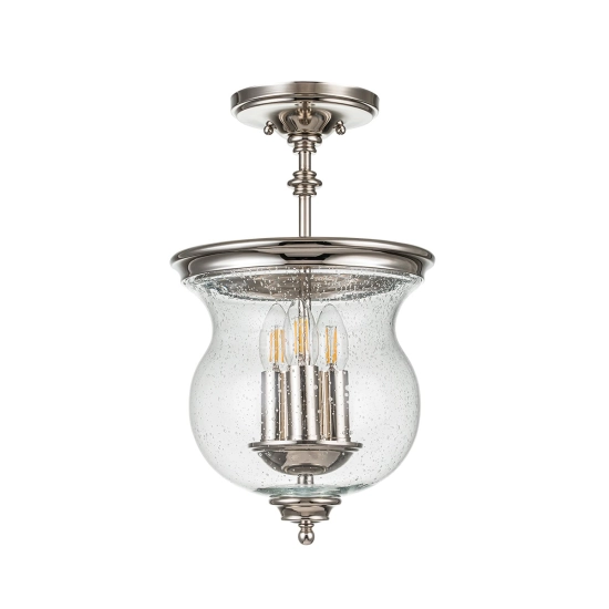 Lampa wisząca Pickering Lane – 3 źródła światła – Polerowany nikiel FE-PICKERING-LANE-SF-PN Elstead Lighting