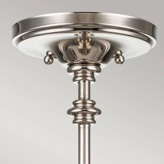 Lampa wisząca Pickering Lane – 3 źródła światła – Polerowany nikiel FE-PICKERING-LANE-SF-PN Elstead Lighting