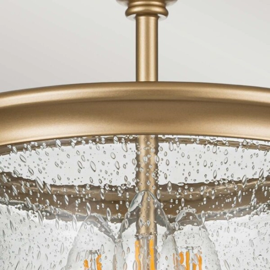 Półplafon Pickering Lane – 3 źródła światła – Naturalny mosiądz FE-PICKERING-LANE-SF-PNBR Elstead Lighting