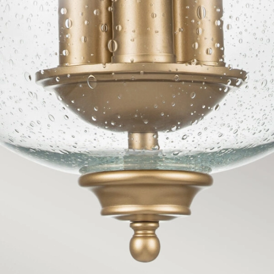 Półplafon Pickering Lane – 3 źródła światła – Naturalny mosiądz FE-PICKERING-LANE-SF-PNBR Elstead Lighting