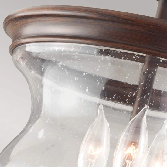 Lampa wisząca Pickering Lane – 3 źródła światła – Stary brąz FE-PICKERING-LANE-SF Elstead Lighting