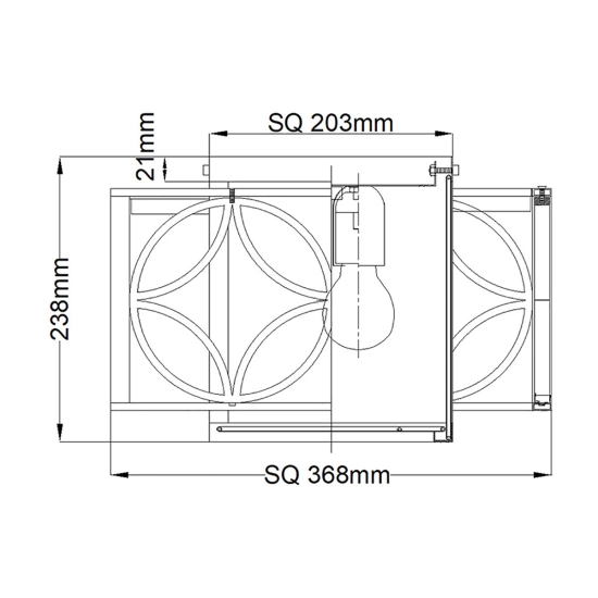 Plafon Remy – 2 źródła światła FE-REMY-F Elstead Lighting