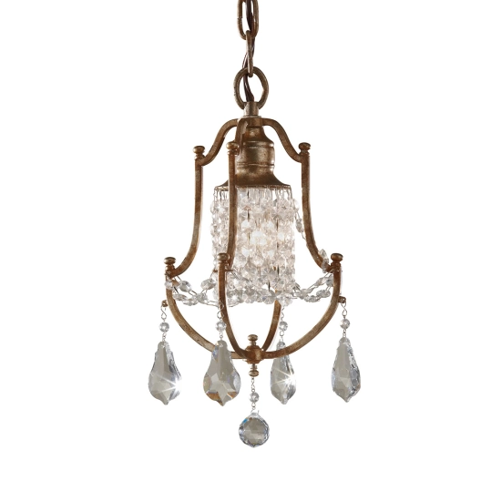 kinkiecik.pl Mała lampa wisząca Valentina – 1 źródło światła FE-VALENTINA-MP Elstead Lighting
