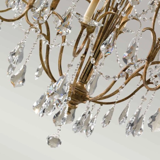 Żyrandol Valentina – 12 źródeł światła FE-VALENTINA12 Elstead Lighting